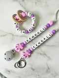 Personalised Dummy Chain - Girl Elephant