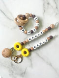 Personalised Dummy Chain - Sunflower
