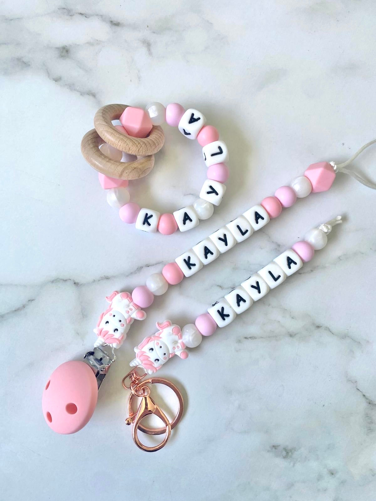 Personalised Dummy Chain - Unicorn
