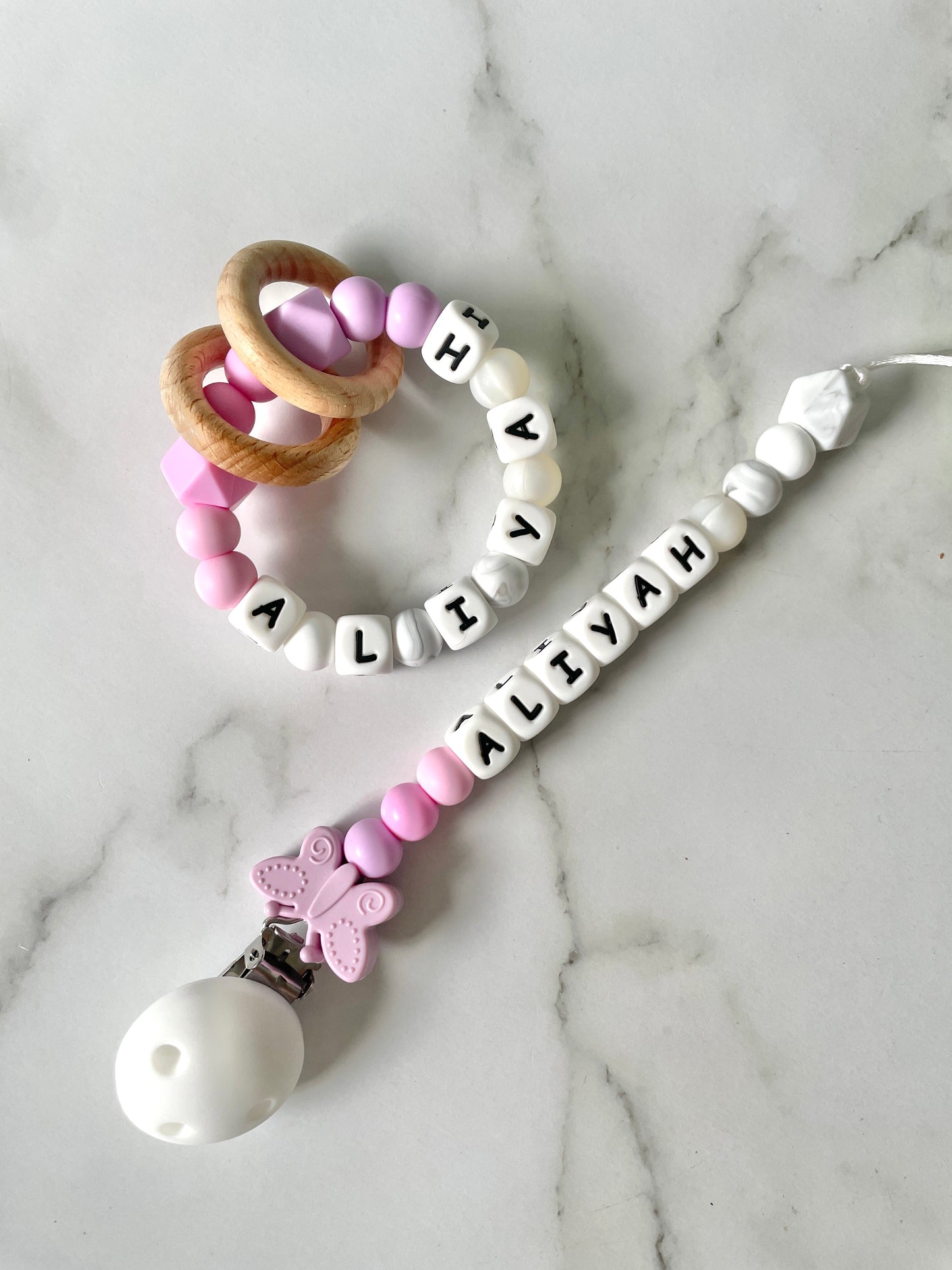 Personalised Dummy Chain - Butterfly
