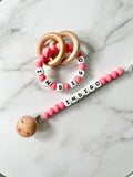 Personalised Dummy Chain - Choose Your Colour