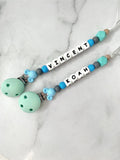 Personalised Dummy Chain - Boy Mouse Head