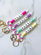 Personalised Rainbow Keyrings