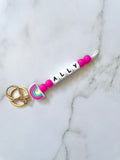 Personalised Rainbow Keyrings