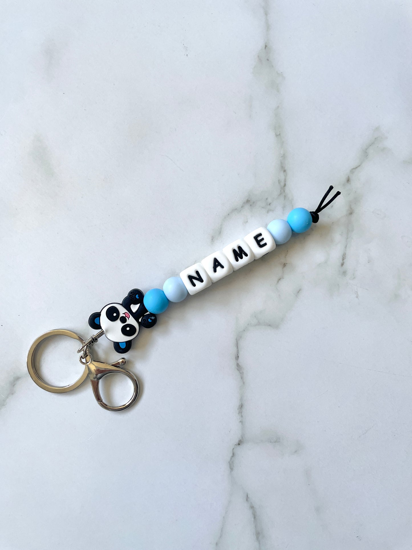 Personalised Panda Keyrings