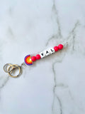 Personalised Rainbow Keyrings