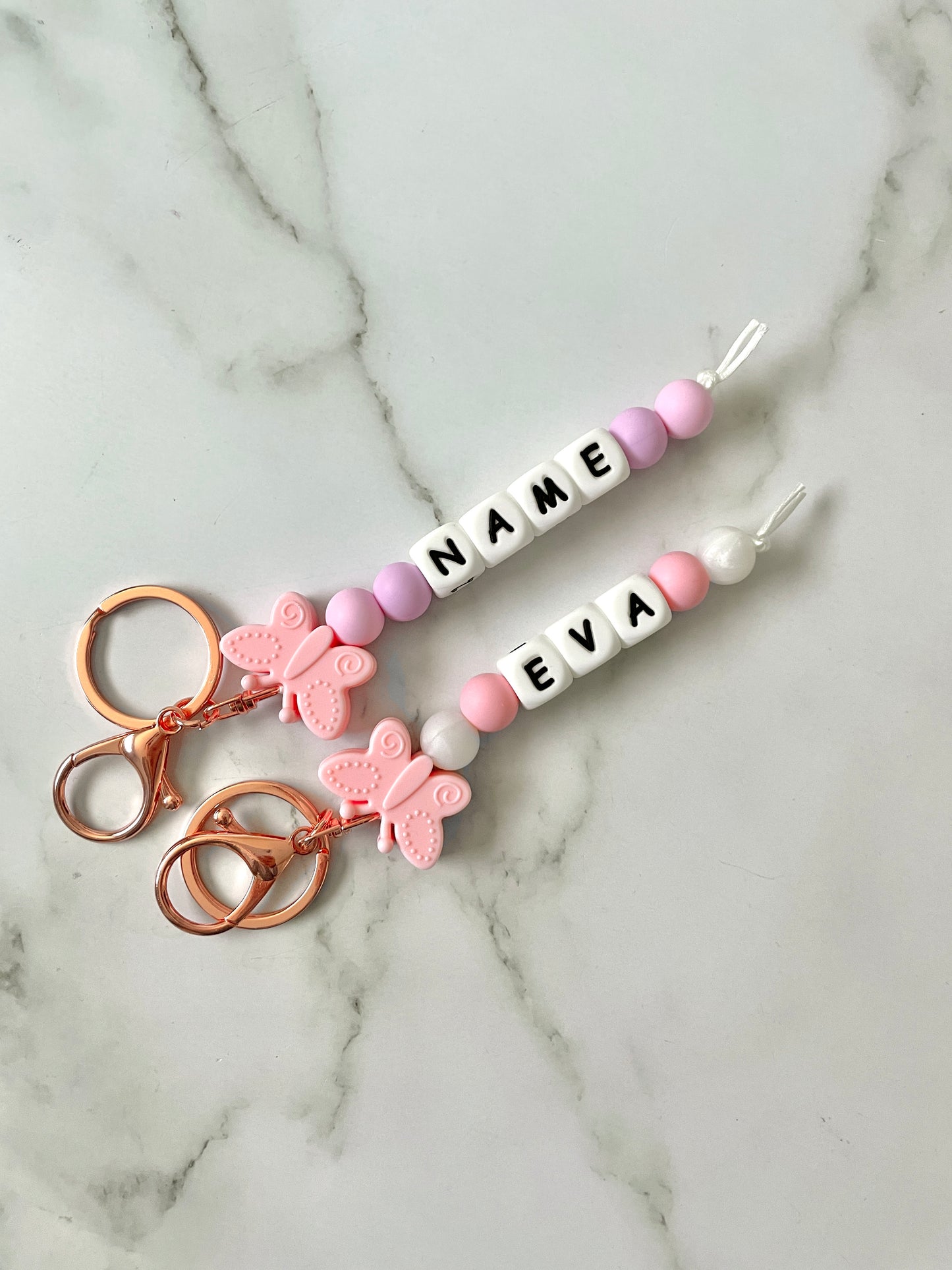 Personalised Butterfly Keyrings