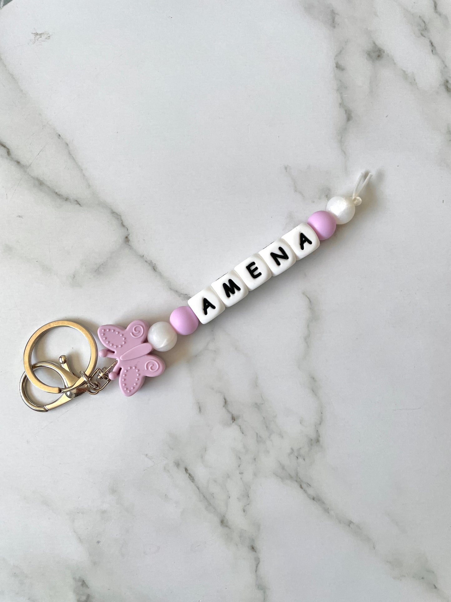 Personalised Butterfly Keyrings