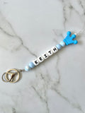 Personalised Crown Keyrings