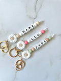 Personalised Daisy Keyring