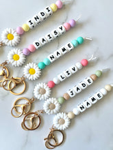 Personalised Daisy Keyring