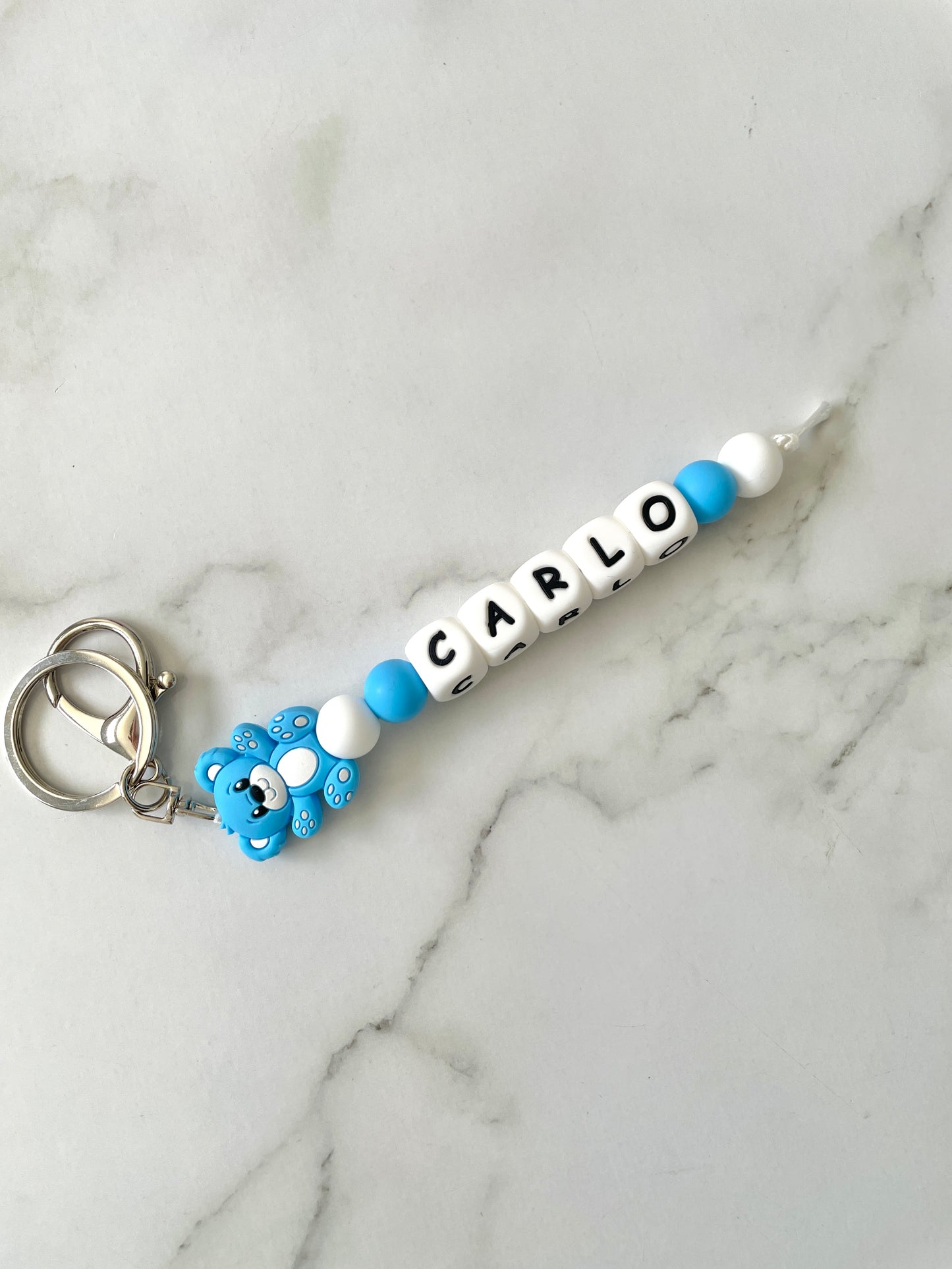 Personalised Teddy Keyrings