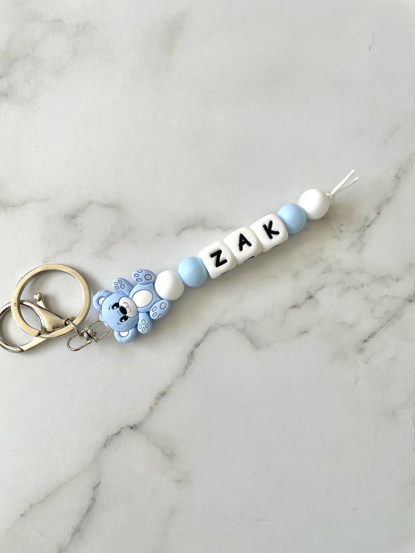 Personalised Teddy Keyrings