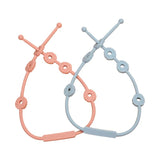 Silicone toy cup strap with leaf design for pram high chair Australia