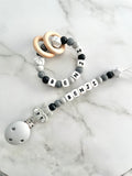 Personalised Dummy Chain - Boy Elephant