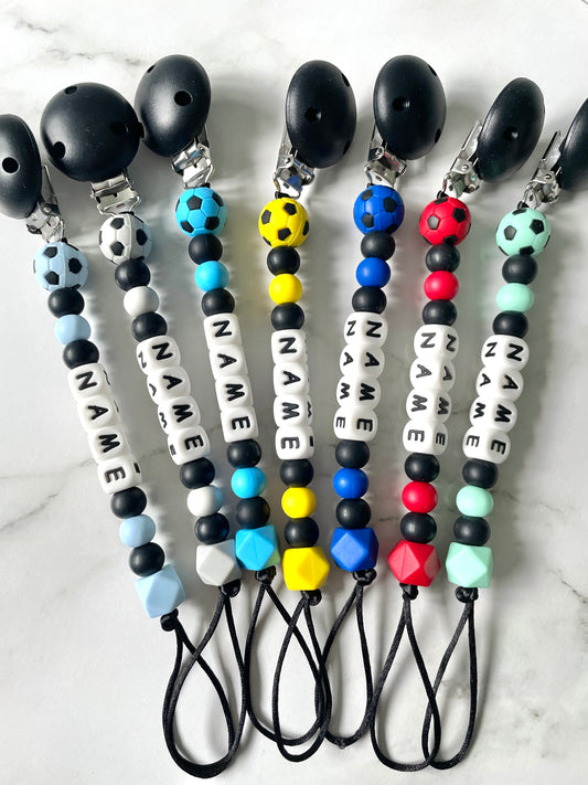 Personalised Dummy Chain - Coloured Soccer