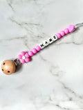 Personalised Dummy Chain - Coloured Flower