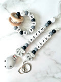 Personalised Dummy Chain - Boy Elephant