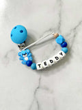 Personalised Dummy Chain - Teddy (Mixed)