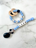 Personalised Dummy Chain - Limited Edition Boy Mouse