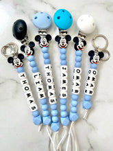 Personalised Dummy Chain - Limited Edition Boy Mouse