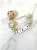Personalised Dummy Chain - Single Colour Daisy