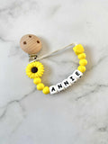 Personalised Dummy Chain - Single Colour Daisy