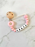 Personalised Dummy Chain - Single Colour Daisy