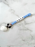Personalised Dummy Chain - Limited Edition Boy Mouse