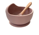 Silicone Baby Suction Bowl with Spoon