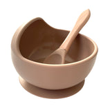 Silicone Baby Suction Bowl with Spoon