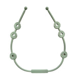 Silicone toy cup strap with leaf design for pram high chair Australia