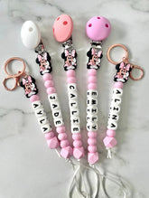 Personalised Dummy Chain - Limited Edition Girl Mouse