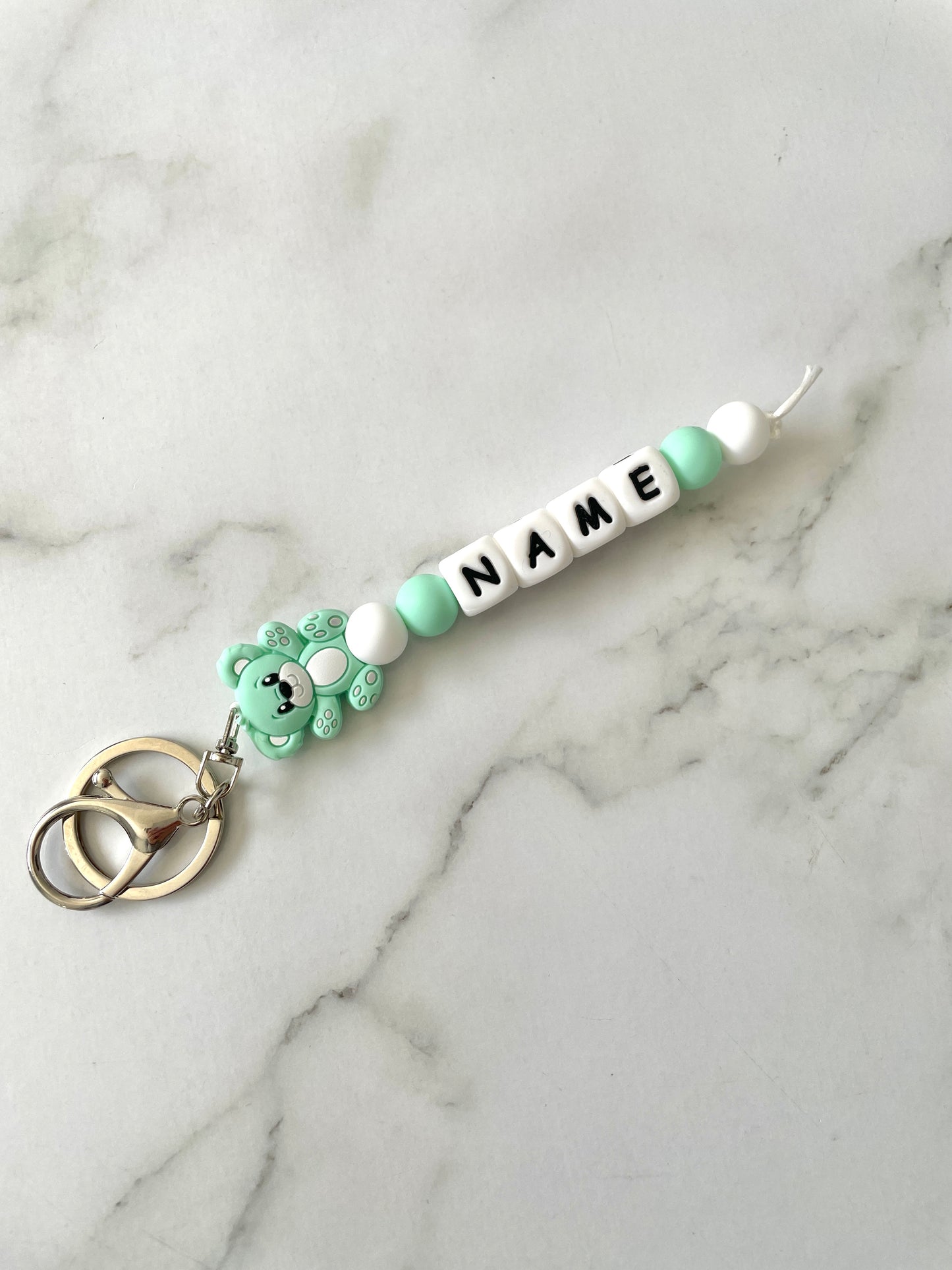 Personalised Teddy Keyrings