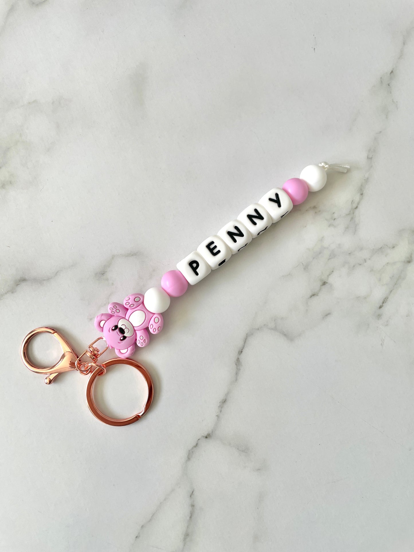 Personalised Teddy Keyrings