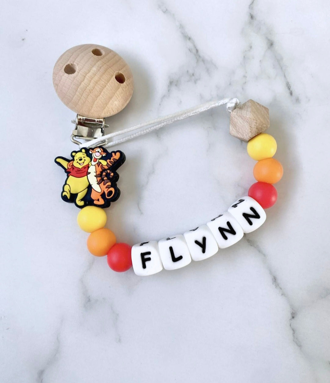 Personalised Dummy Chain - Limited Edition Poo & Tig