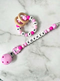 Personalised Dummy Chain - Teddy (Mixed)