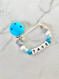 Personalised Dummy Chain - Boy Mouse Head