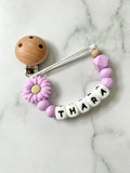 Personalised Dummy Chain - Single Colour Daisy