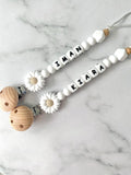 Personalised Dummy Chain - Single Colour Daisy