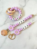 Personalised Dummy Chain - Single Colour Daisy