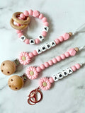 Personalised Dummy Chain - Single Colour Daisy