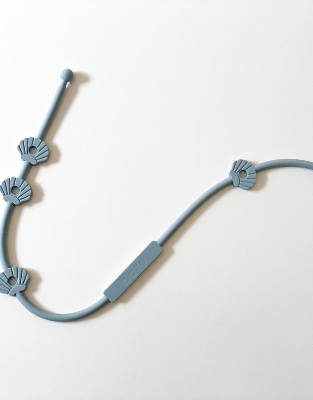 Silicone Toy/Cup Strap - Shell