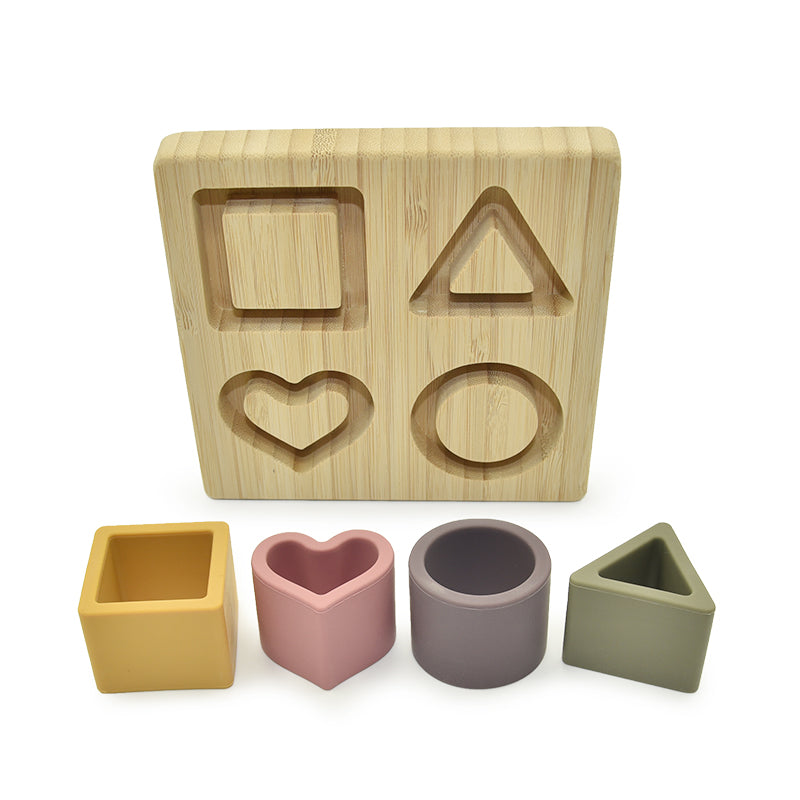 Silicone Shape Puzzle-beadsandbubs.com.au