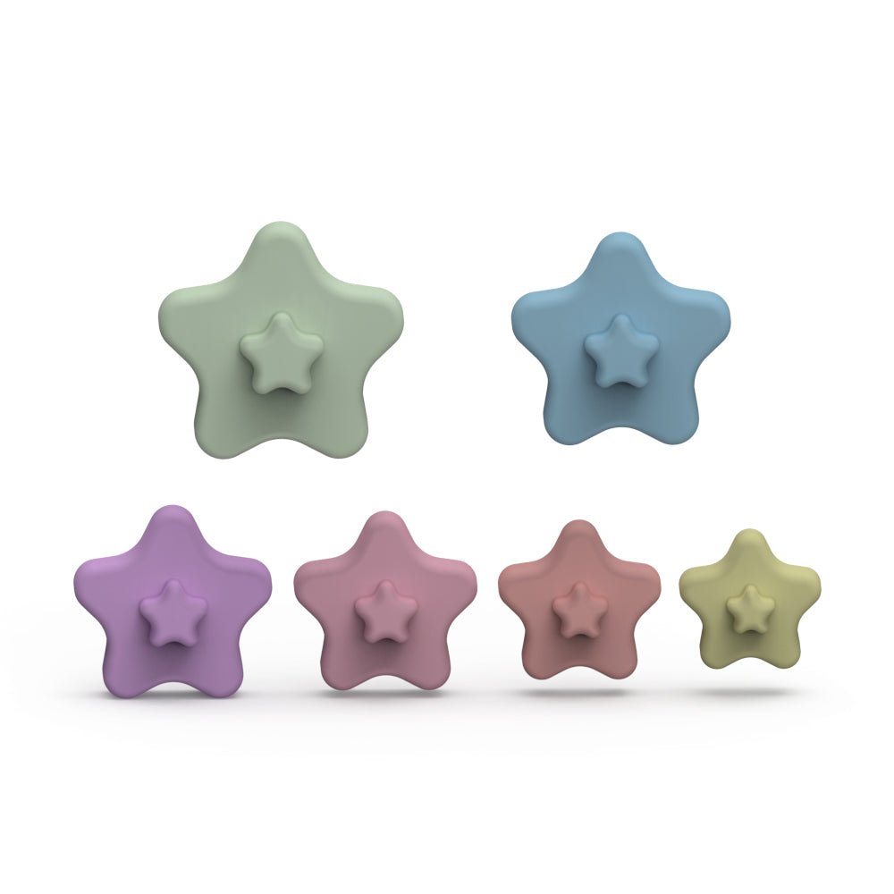 Silicone Stacking Tower Toy-beadsandbubs.com.au