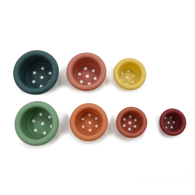 Silicone Stacking Cups