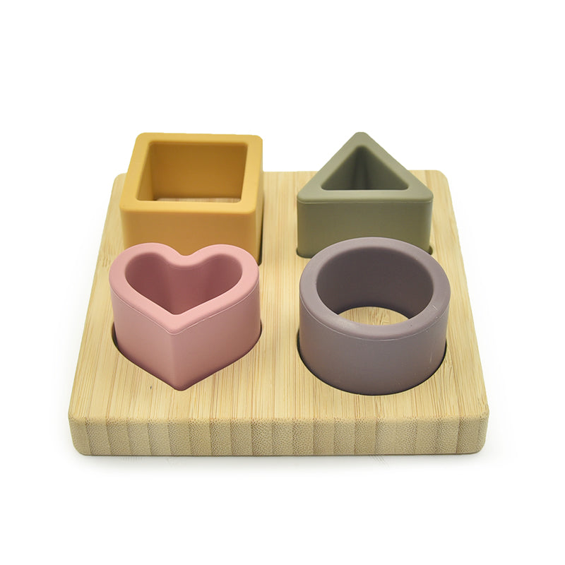 Playful Silicone Shape Puzzle-beadsandbubs.com.au