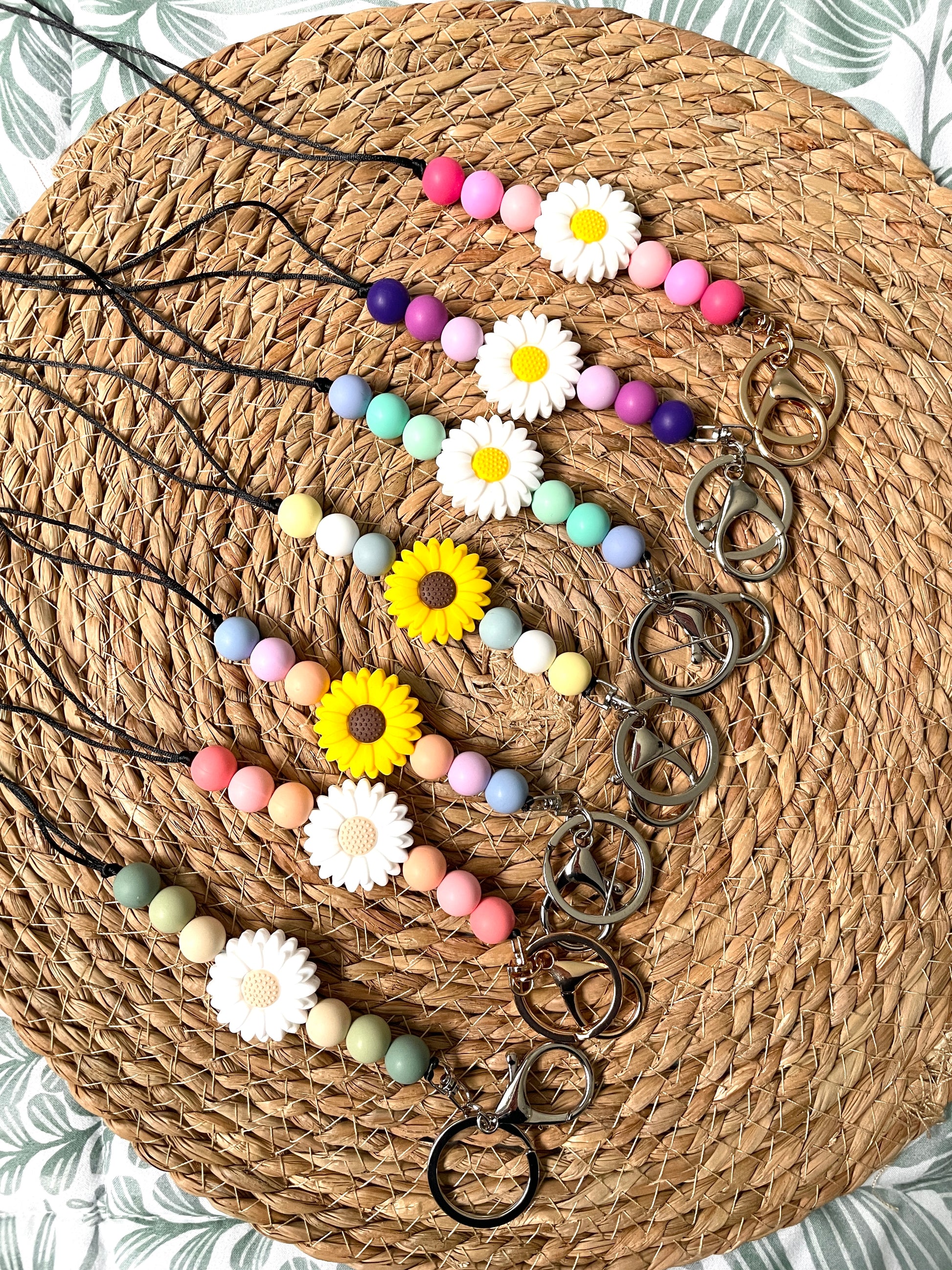 sunflower lanyard