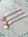 Personalised dummy chain, dummy clip, dummy holder, unicorn.