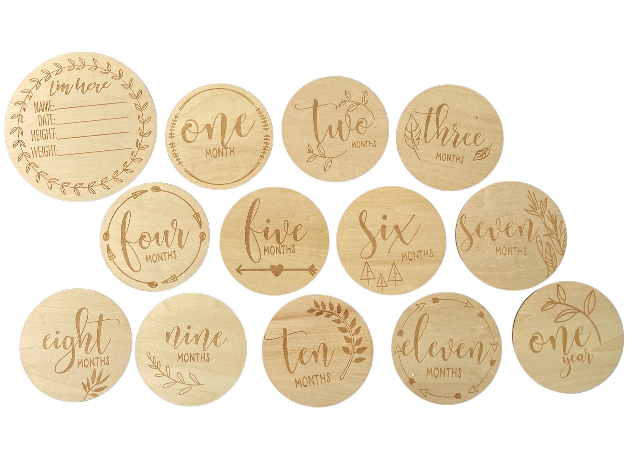 Baby Milestone Cards-Beads-bubs.com